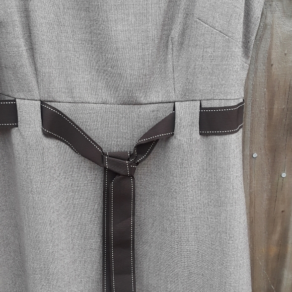 Studio 1 Brown Sheath Dress - Size 12 - Picture 6 of 7